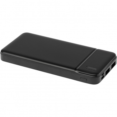 Logotrade dovana nuotrauka: Kilpinis 10 000 mAh perdirbto plastiko maitinimo blokas 