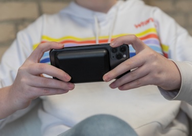 Logotrade verslo dovanos nuotrauka: Magnetinis 5 000 mAh 5 W belaidis maitinimo blokas