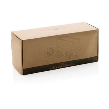 Logotrade reklaminės dovanos nuotrauka: 3 vnt galvosūkių rinkinys