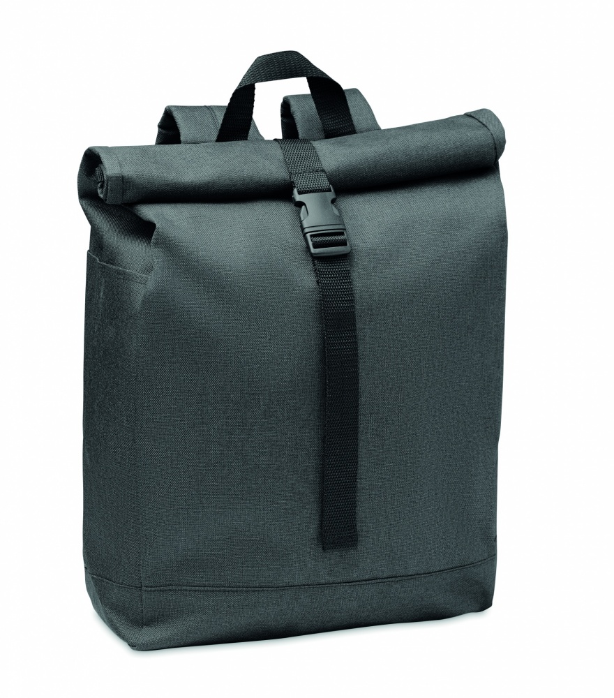 Logotrade dovana nuotrauka: 600D RPET 2 tonų kuprinė