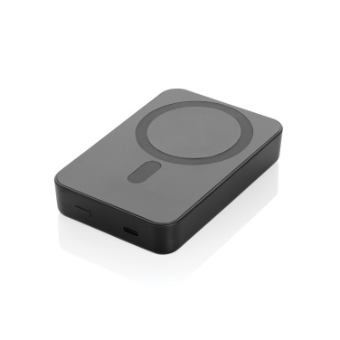 Logotrade reklaminės dovanos nuotrauka: „Amporia RCS“ perdirbto plastiko 10 000 mAh magnetinė išorinė baterija