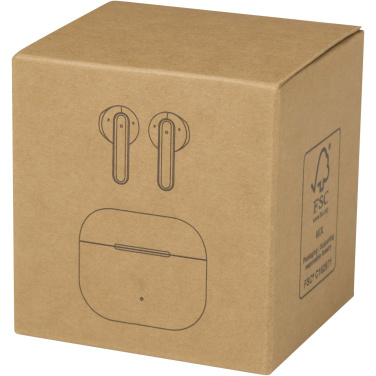 Logotrade reklaminės dovanos nuotrauka: „Altais“ perdirbto plastiko belaidės „Bluetooth®“ ausinės