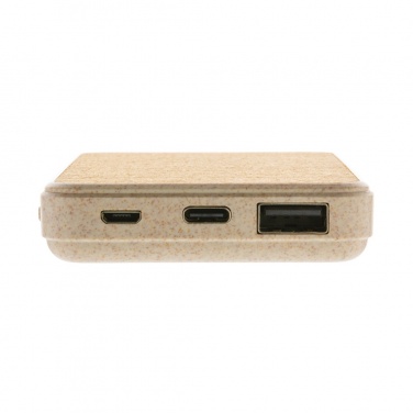 Logotrade ziemassvētku dāvanas foto: Korķa un kviešu 5000 mAh kabatas jaudas banka