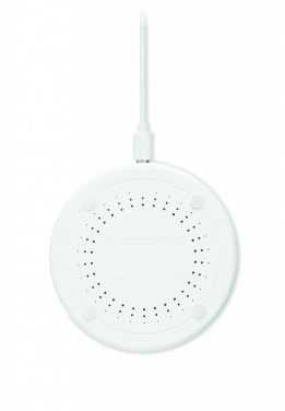 Logotrade korporatīvās dāvanas foto: Bambusa bezvadu lādētājs 10W