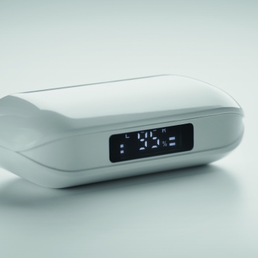 Logotrade biznesa dāvanas foto: Pārstrādātas ABS TWS austiņas