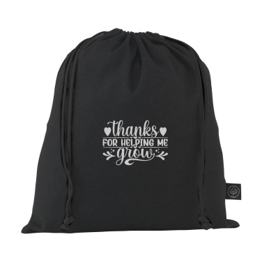 Logotrade ziemassvētku dāvanas foto: Dāvanu maisiņš GRS pārstrādāta kokvilna (150 g/m²) M