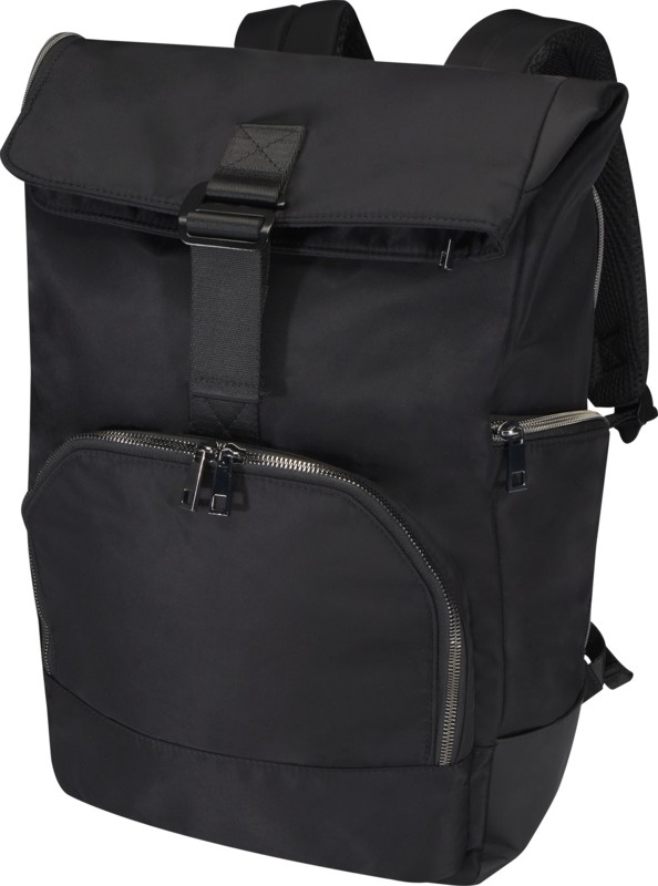 Logotrade korporatīvās dāvanas foto: Rhine 15” GRS pārstrādāta rolltop mugursoma 18L