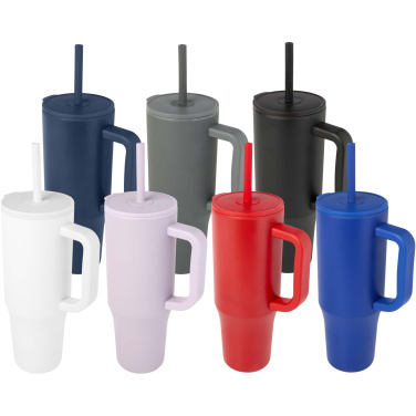 Logotrade biznesa dāvanas foto: Brady 900 ml RCS sertificēta izolēta glāze ar silikona salmiņu