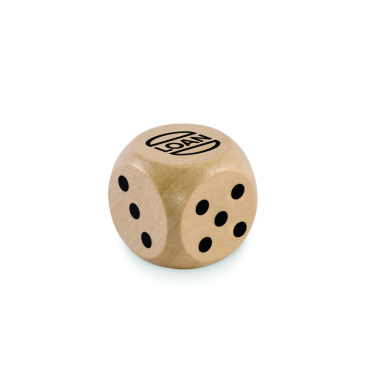 Logotrade korporatīvās dāvanas foto: Koka kauliņi Schima 3 cm diametrā