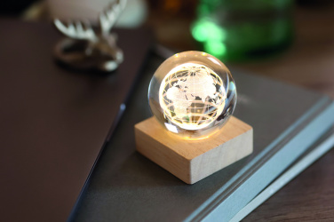 Logotrade Ideja dāvanas foto: LED stikla lodīte