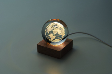 Logotrade korporatīvās dāvanas foto: LED stikla lodīte