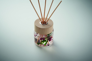 Logotrade ziemassvētku dāvanas foto: Vaniļas aromāta difuzors ar niedrēm