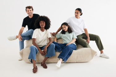 Logotrade dāvanas foto: IQONIQ Nikko smagsvars pārstrādātas kokvilnas T-krekls