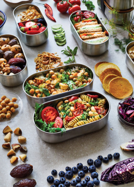 Logotrade dāvanas foto: Black+Blum nerūsējošā tērauda dubultā Bento kaste