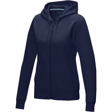 Лого трейд pекламные cувениры фото: Ruby women’s organic recycled full zip hoodie
