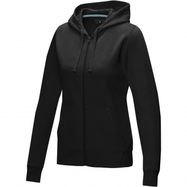 Лого трейд pекламные cувениры фото: Ruby women’s organic recycled full zip hoodie