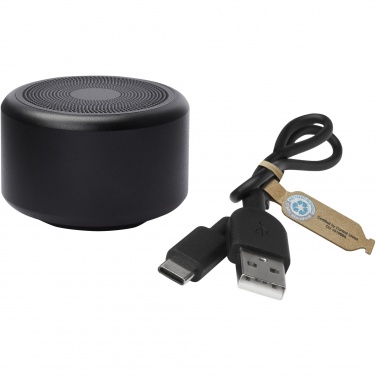 Лого трейд бизнес-подарки фото: Rise мини Bluetooth®-колонка 3W из переработанного алюминия RCS 