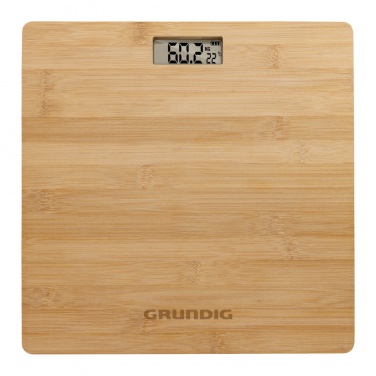 Лого трейд бизнес-подарки фото: Цифровые весы Grundig Bamboo