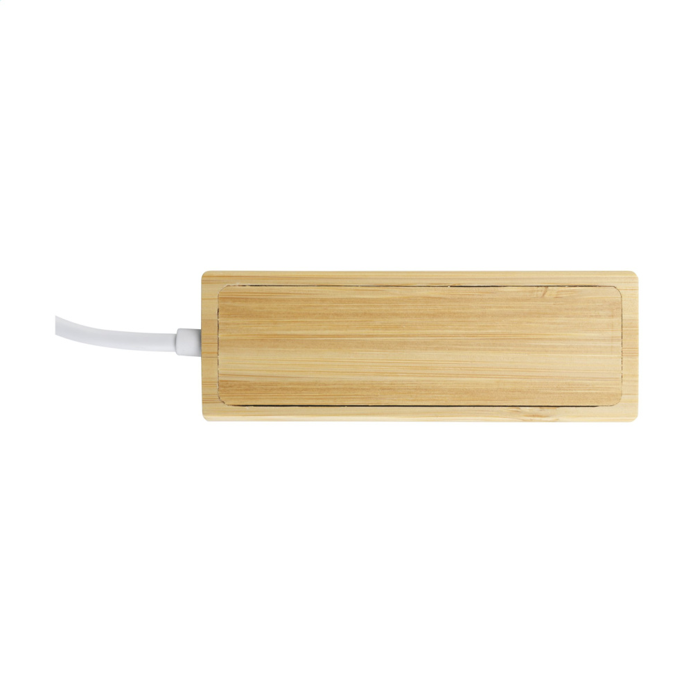 Лого трейд pекламные продукты фото: Бамбуковый USB-концентратор