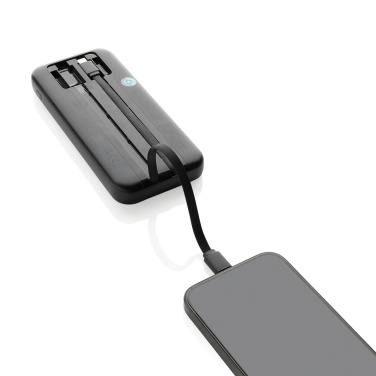 Лого трейд pекламные cувениры фото: Turbopack RCS rplastic powerbank 10.000 интегрированных кабелей
