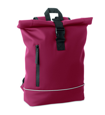 Логотрейд pекламные продукты картинка: Laptop 15" roll top PU backpack