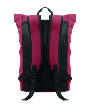 Логотрейд pекламные подарки картинка: Laptop 15" roll top PU backpack