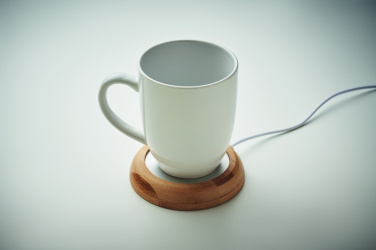 Логотрейд бизнес-подарки картинка: Bamboo mug warmer with USB
