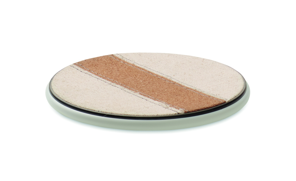 Логотрейд pекламные продукты картинка: Cork wireless charger 15W