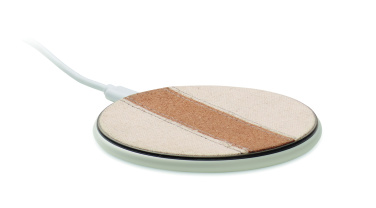 Лого трейд pекламные продукты фото: Cork wireless charger 15W