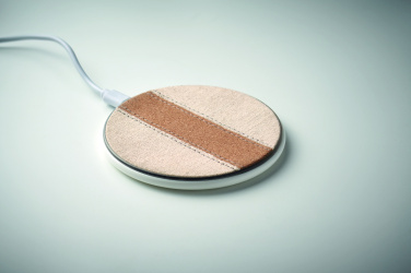 Лого трейд pекламные продукты фото: Cork wireless charger 15W