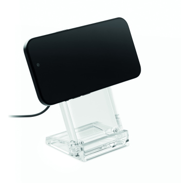 Логотрейд pекламные продукты картинка: Acrylic wireless charger 15W