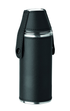 Лого трейд pекламные cувениры фото: Hip flask with shot cups