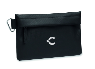 Лого трейд бизнес-подарки фото: Organizer pouch in 600D RPET