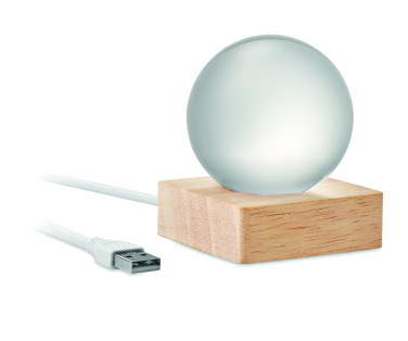 Логотрейд pекламные cувениры картинка: LED glass ball