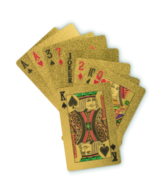 Лого трейд pекламные cувениры фото: Waterproof playing cards