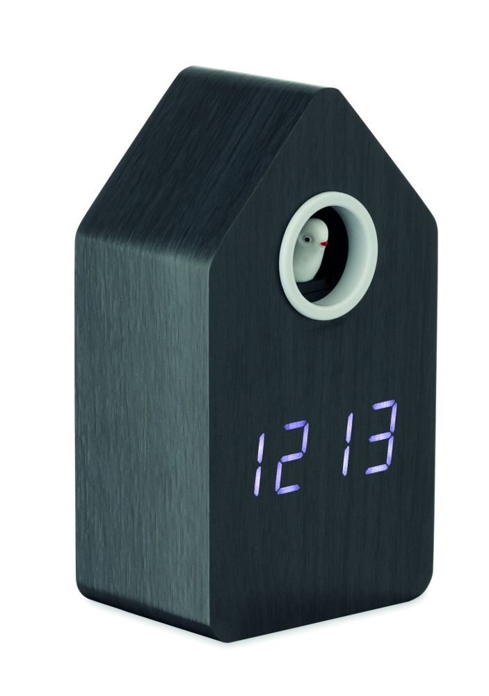 Лого трейд бизнес-подарки фото: MDF cuckoo alarm clock