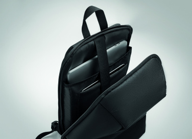 Логотрейд pекламные подарки картинка: 600D RPET backpack trolley