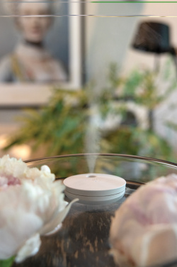 Лого трейд бизнес-подарки фото: Breevia RCS rplasic перезаряжаемый плавающий увлажнитель воздуха