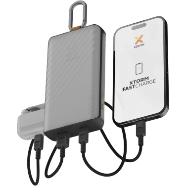 Лого трейд pекламные cувениры фото: Портативное зарядное устройство Xtorm XG2S101 Go2 на солнечных батареях 10 000 мАч 15 Вт с подсветкой 