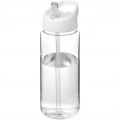 H2O Active® Octave Tritan™ 600 ml sportflaska med piplock, Transparent klar / Vit