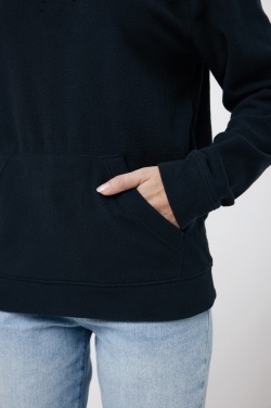 Logotrade kampanjprodukter bild: Iqoniq Trivor microfleece hoodie i återvunnen polyester