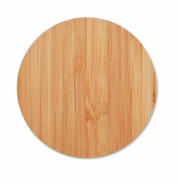 Logotrade presentreklam bild: Bambu trådlös laddare 15W