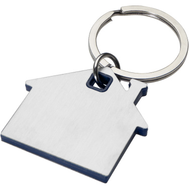 Logotrade reklamprodukter bild: Nook husformad nyckelring
