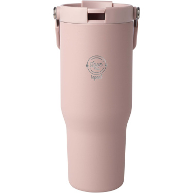 Logotrade reklamprodukter bild: Bronx 900 ml vakuumisolerad termos av koppar och RCS-certifierat återvunnet rostfritt stål med ett lock med dubbla funktioner