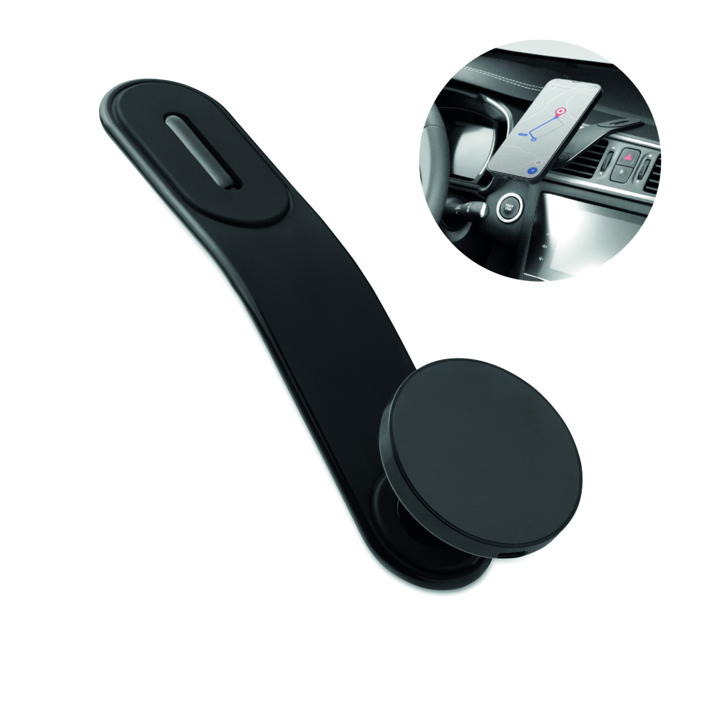 Logotrade profilreklam bild: 15W magnetisk mobil laddare