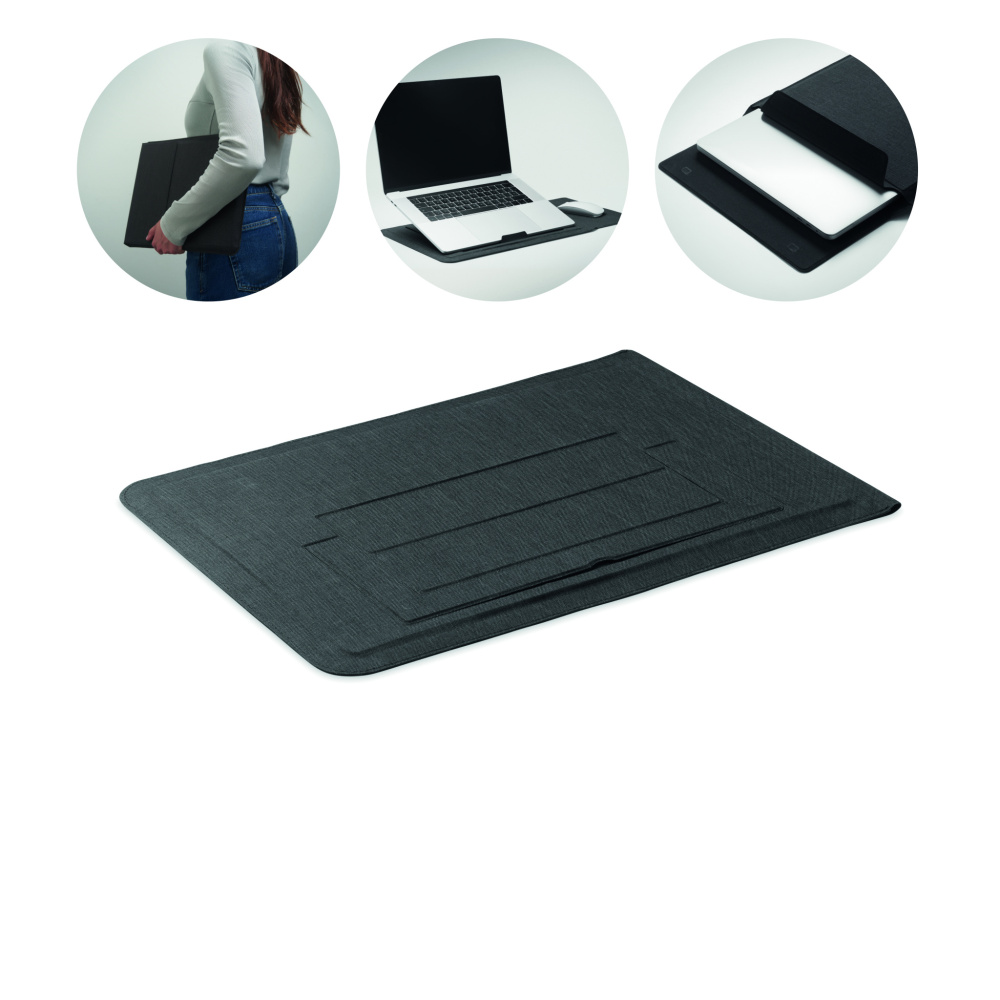 Logotrade presentreklam bild: 16 tums laptopfodral i filt