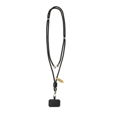Logotrade profilreklam bild: CarryLoop RCS RPET-hållare med justerbar snodd för mobil