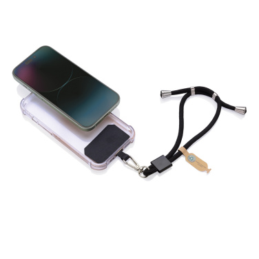 Logotrade kampanjprodukter bild: CarryLoop RCS  PET-justerbar telefonrem för mobiltelefon